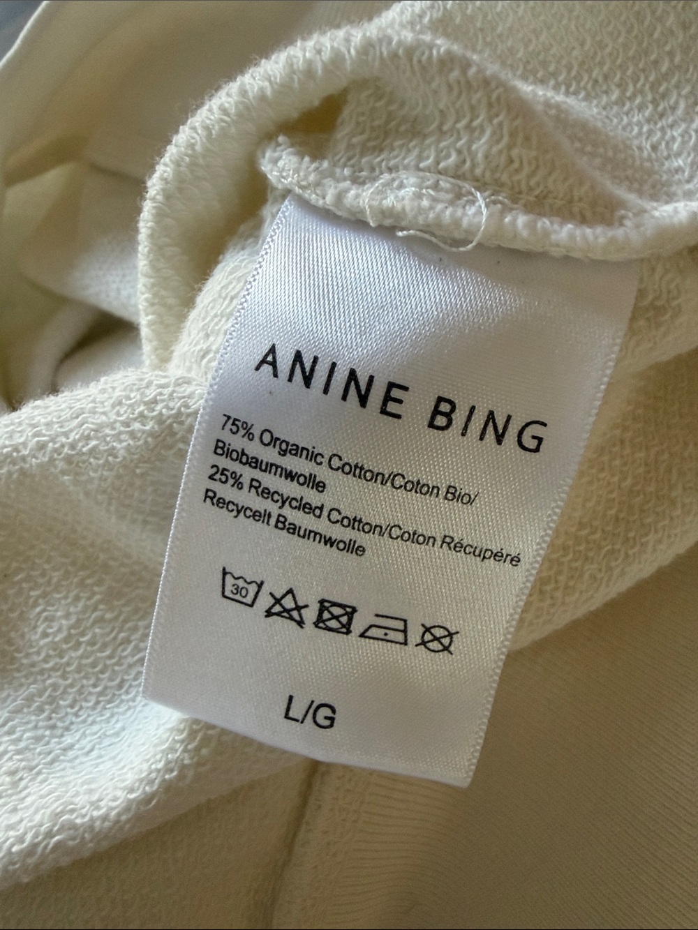 Arlo Desert Road Sweatshirt in White
ANINE BING - Picture 7 of 7